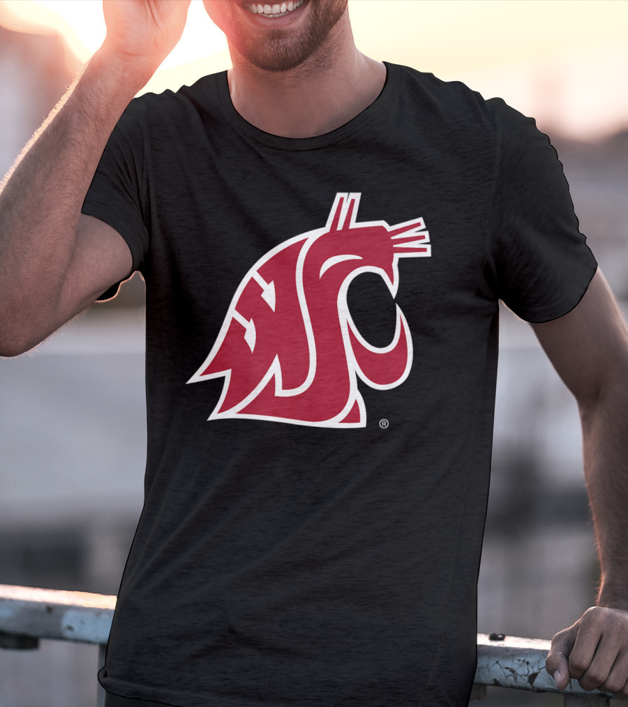 Washington State Cougars NCAA Logo PPWST03 T-Shirt