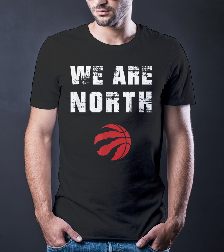 We Are The North Raptors Basketball Claw T-Shirt