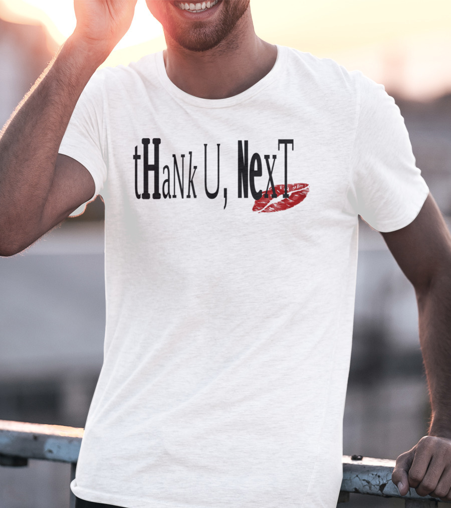 THaNk U, NexT Red Lip Print T-Shirt