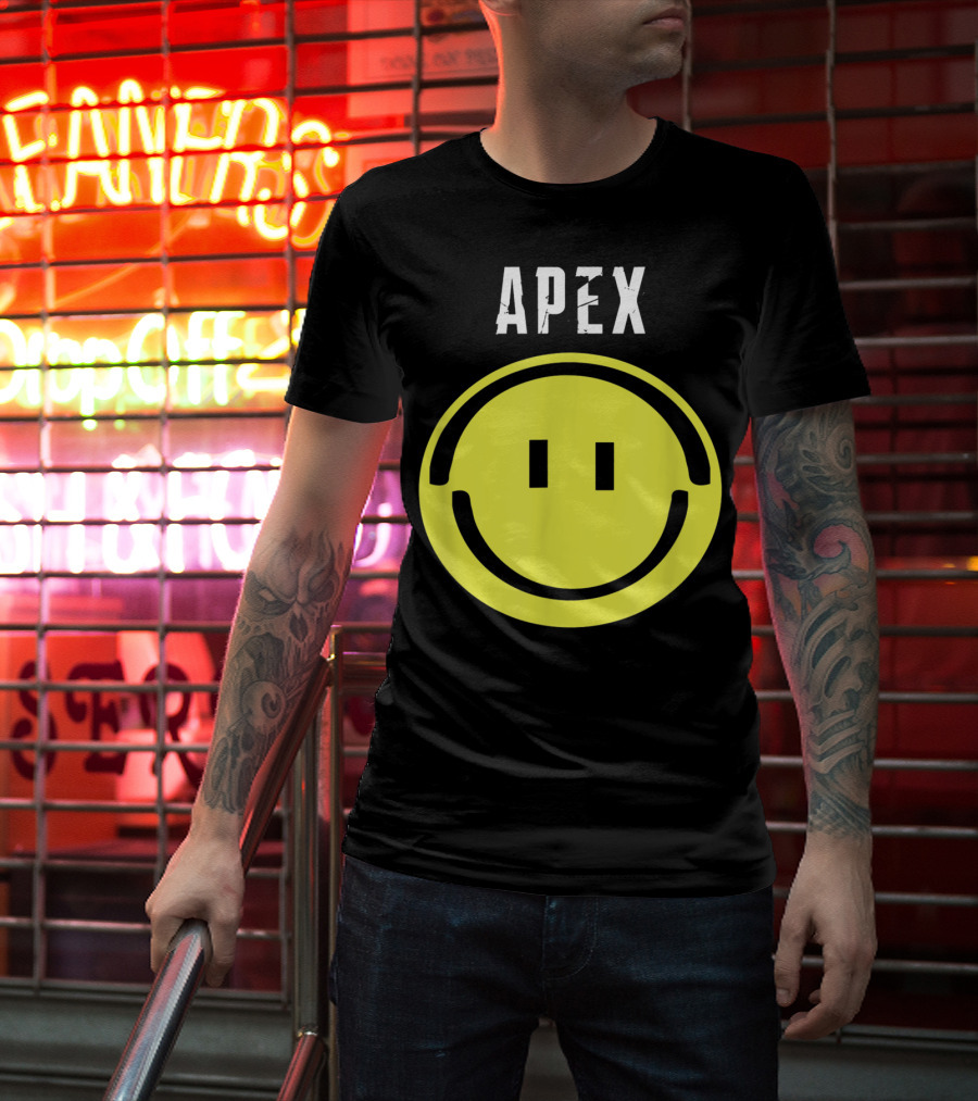 APEX Happy Pathfinder Game Smiley Face T-Shirt