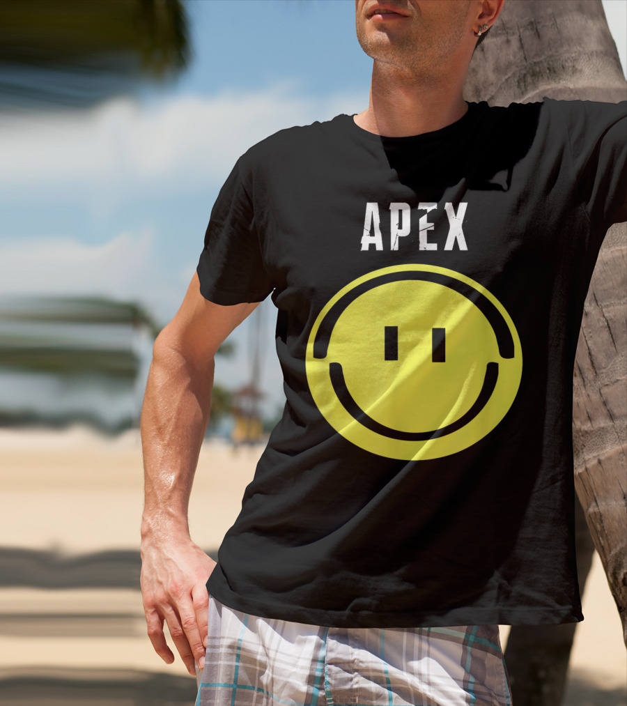 APEX Happy Pathfinder Game Smiley Face T-Shirt