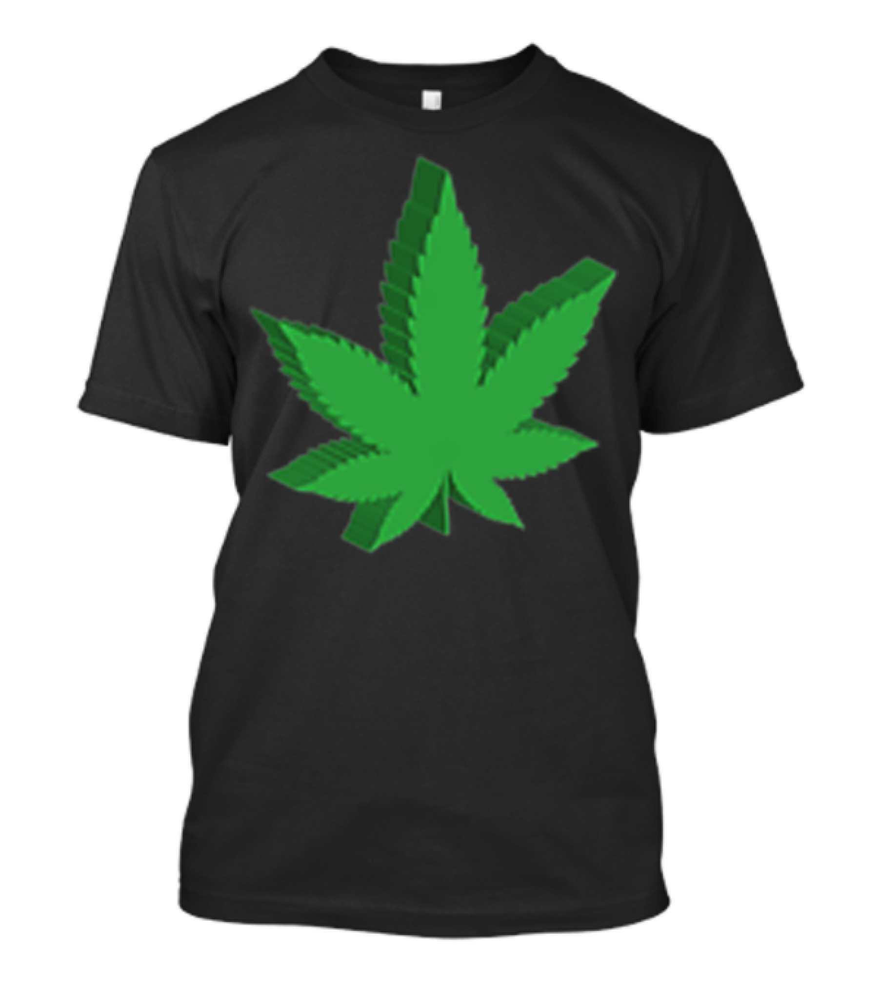 Marijuana Leaf 3D Green T-Shirt