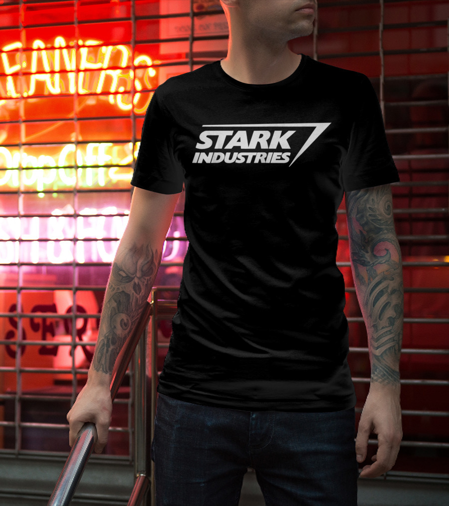 Marvel Iron Man Stark Industries Logo Stark Industries T-Shirt