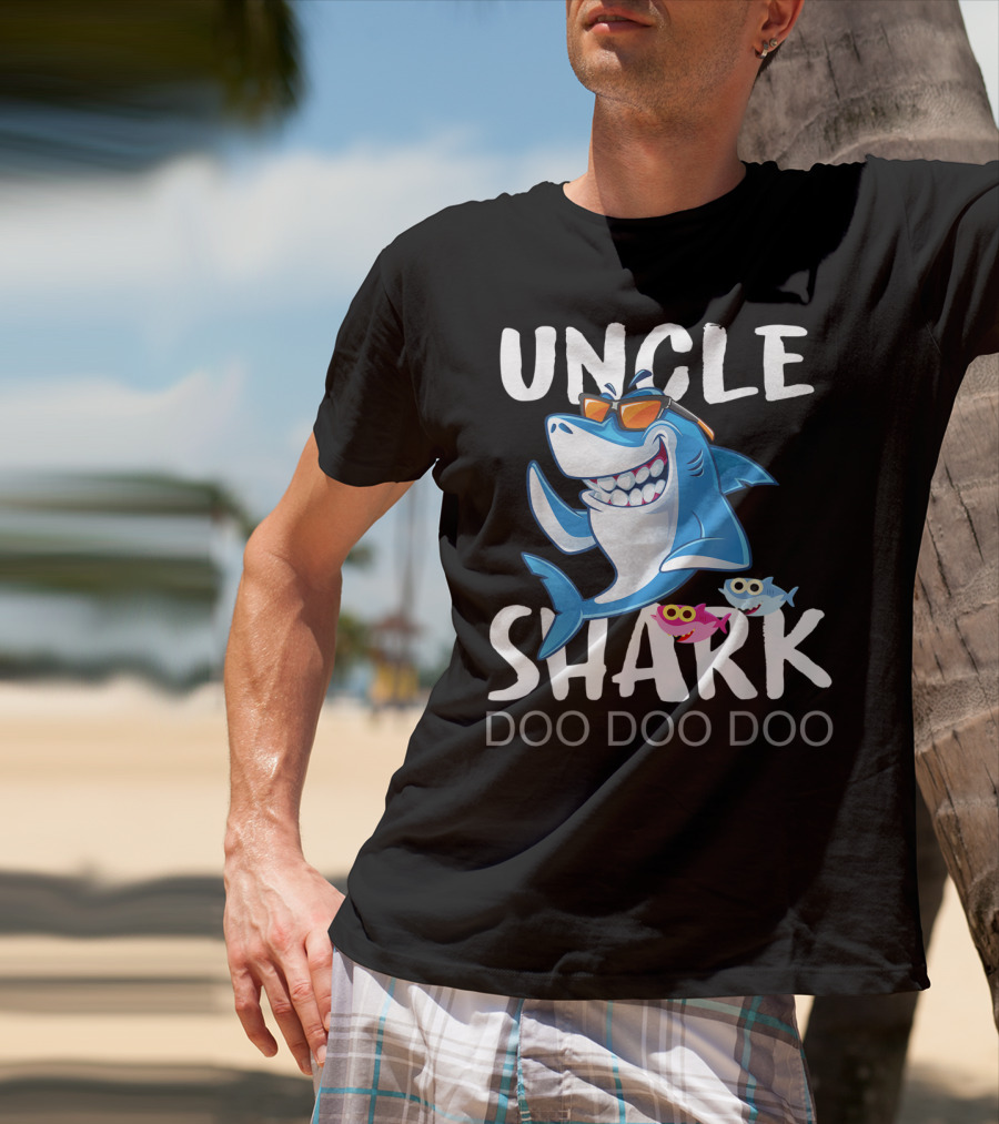 UNCLE SHARK DOO DOO DOO From Wife T-Shirt