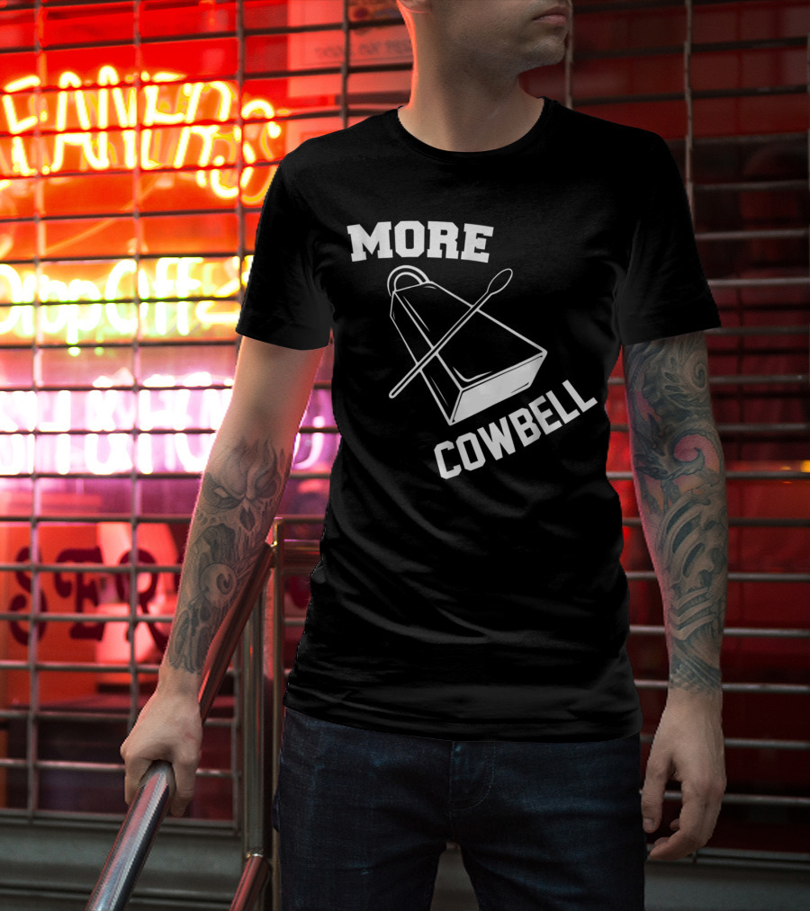 More Cowbell Funny Musical Instrument Spoon T-Shirt