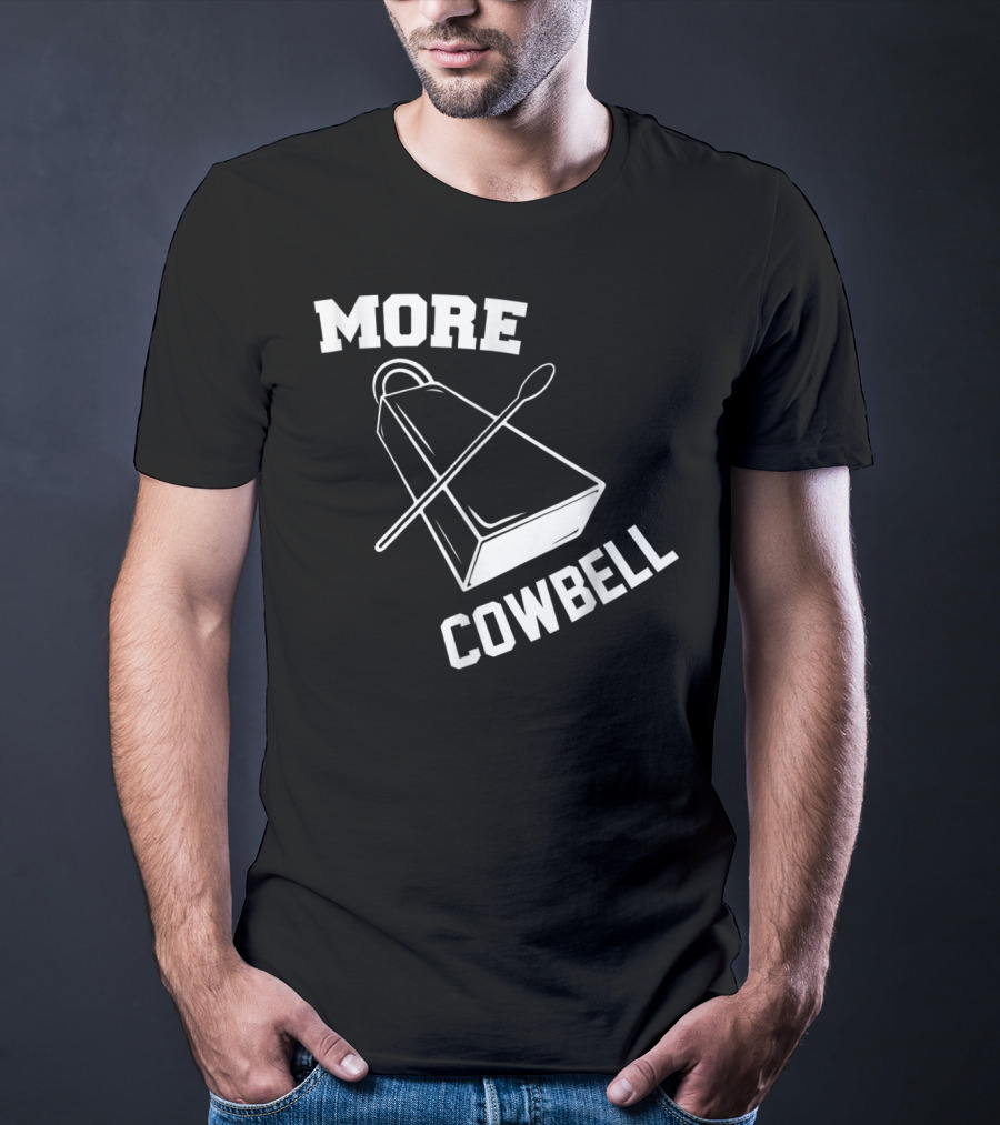 More Cowbell Funny Musical Instrument Spoon T-Shirt