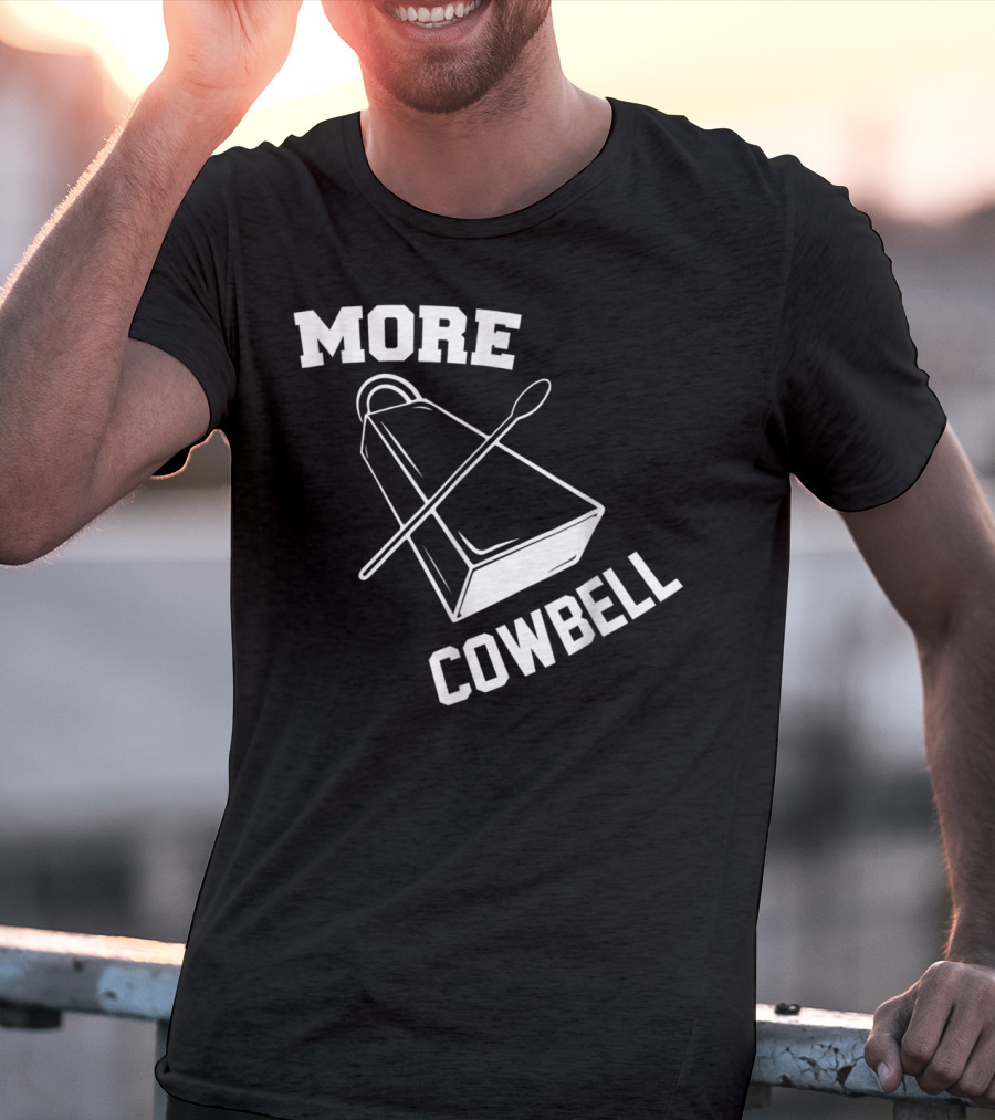 More Cowbell Funny Musical Instrument Spoon T-Shirt