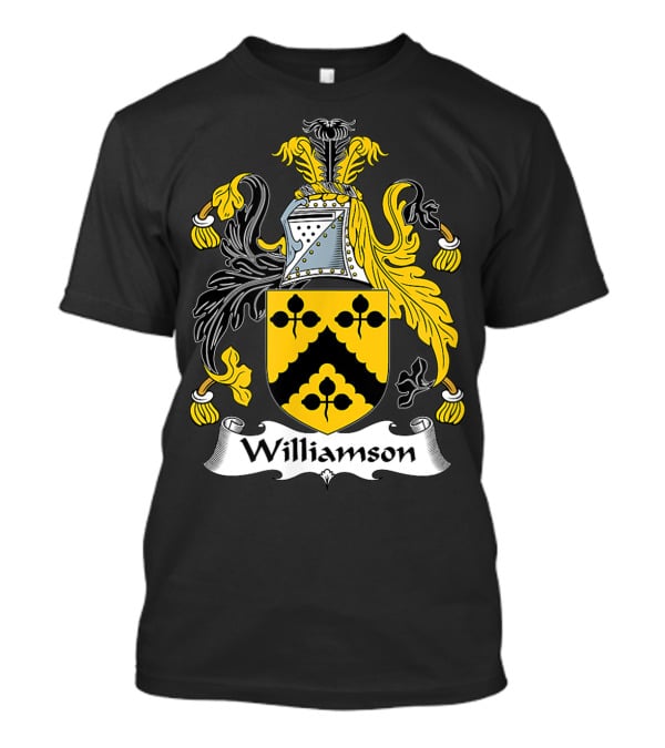 Williamson Family Crest Coat Of Arms Emblem T-Shirt