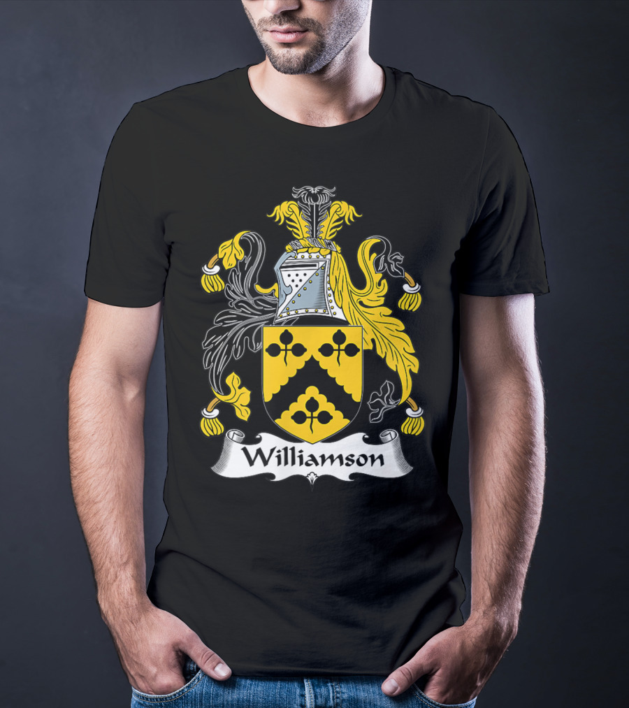 Williamson Family Crest Coat Of Arms Emblem T-Shirt