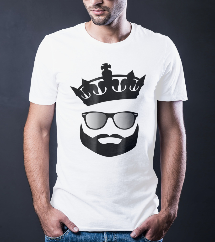 BEARD KINGS SHADES CROWN ICONIC T-Shirt
