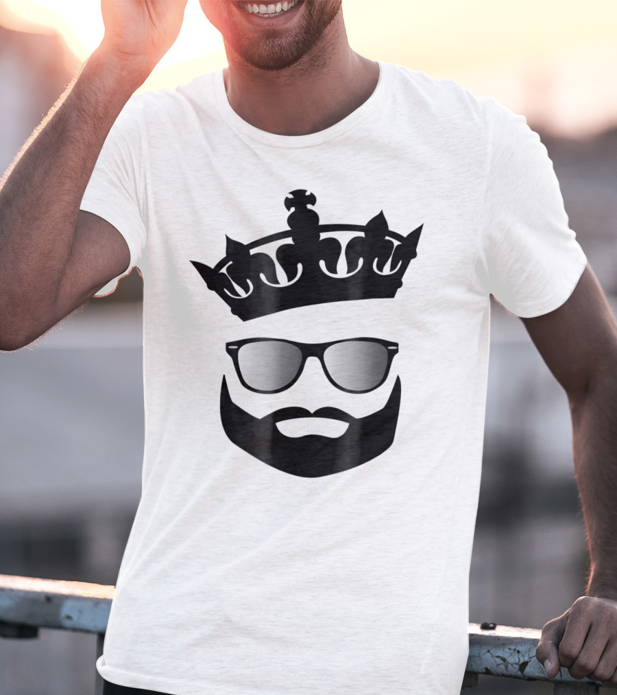BEARD KINGS SHADES CROWN ICONIC T-Shirt