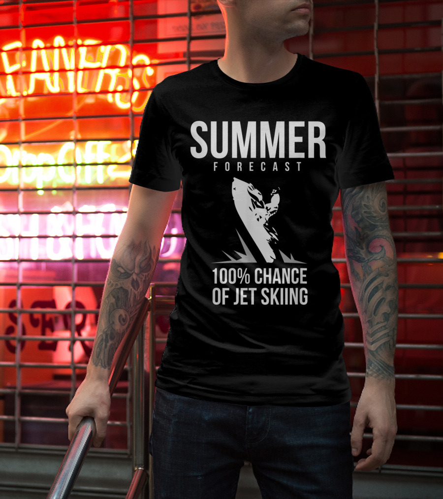 Summer Forecast 100% Chance Of Jet Skiing T-Shirt