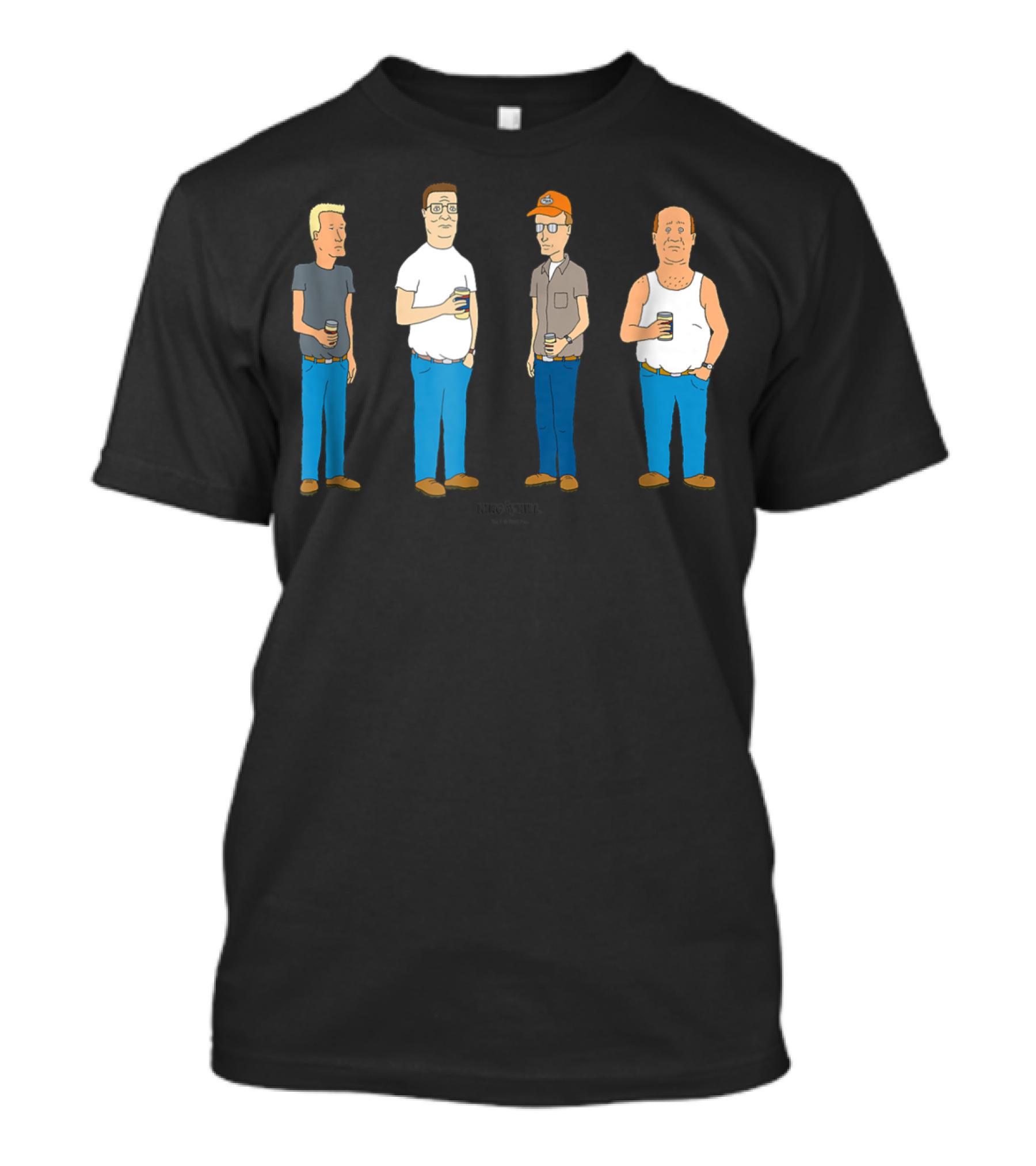 King Of The Hill Yep Hank Dale Boomhauer Bill Characters T-Shirt