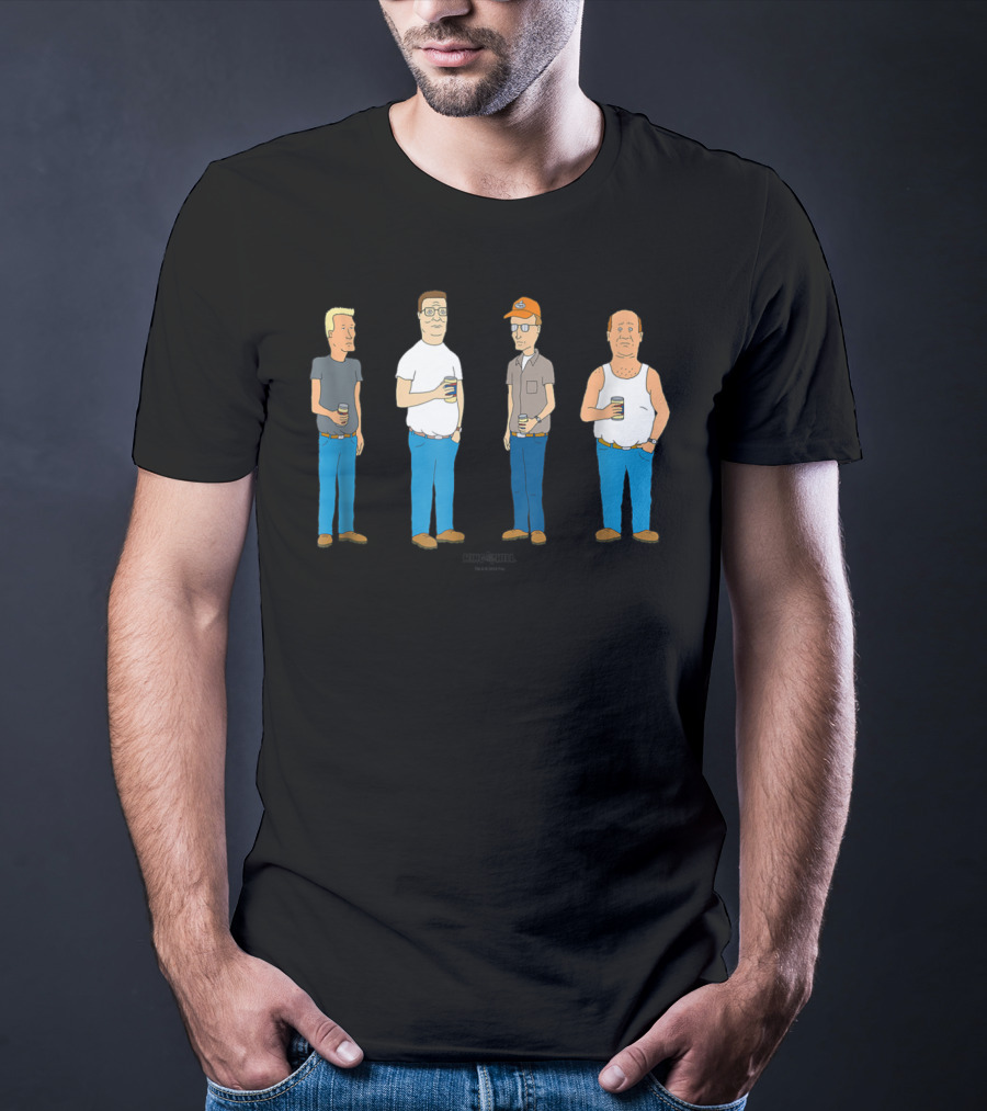 King Of The Hill Yep Hank Dale Boomhauer Bill Characters T-Shirt