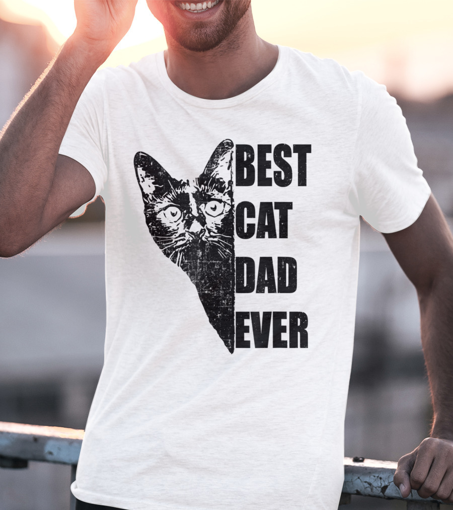 BEST CAT DAD EVER T-Shirt