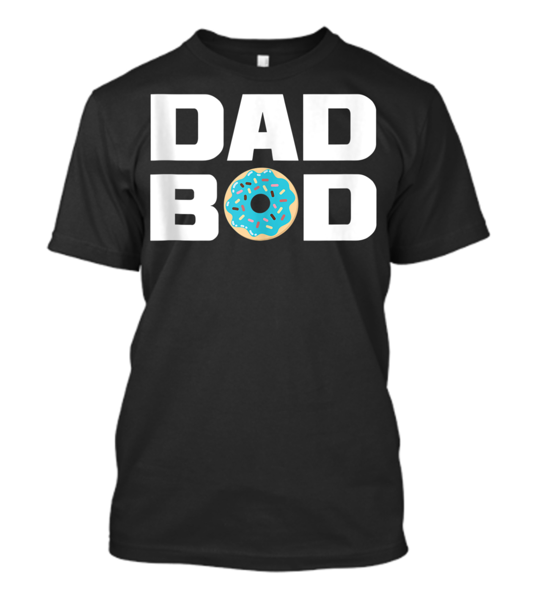 Dad Bod Donut Fitness Gym Mens T-Shirt