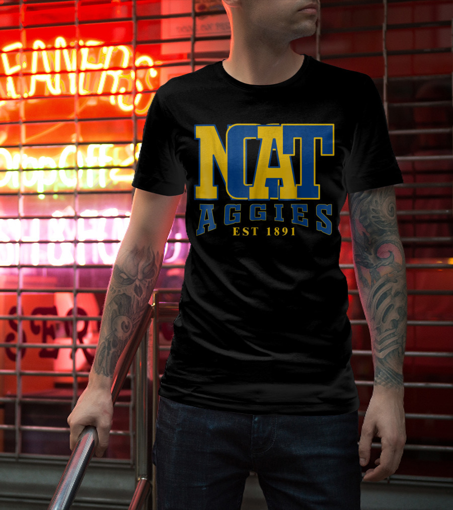 NCAT Aggies EST 1891 North Carolina A&T State University HBCU T-Shirt