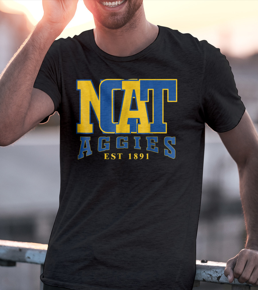 NCAT Aggies EST 1891 North Carolina A&T State University HBCU T-Shirt