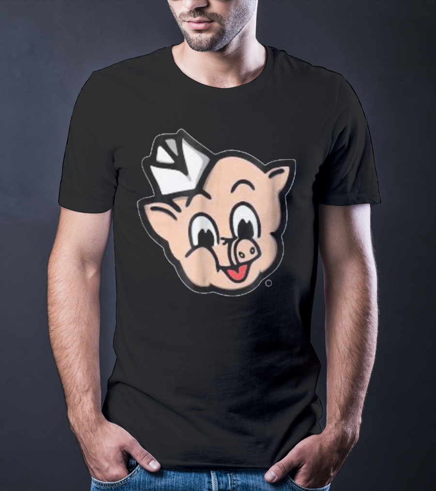 Piggly Wiggly Iconic Pig Mascot Retro T-Shirt