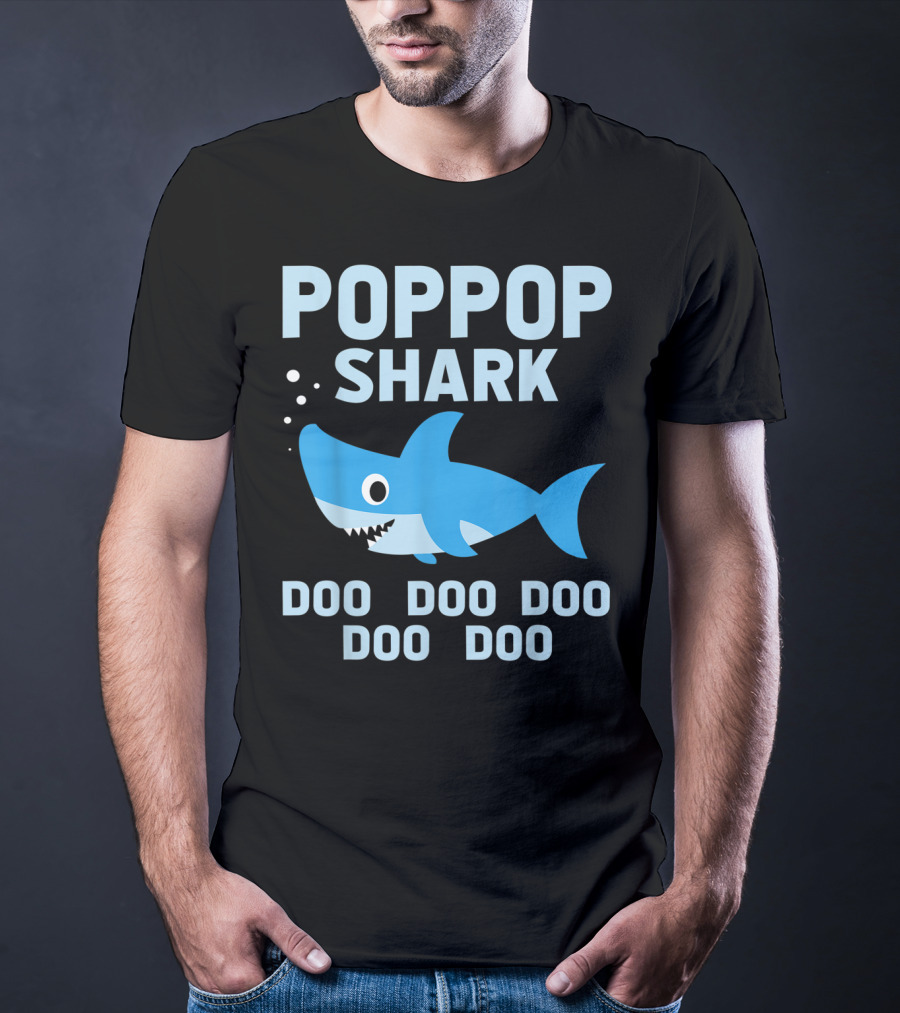 POPGOP SHARK DOO DOO DOO DOO DOO T-Shirt