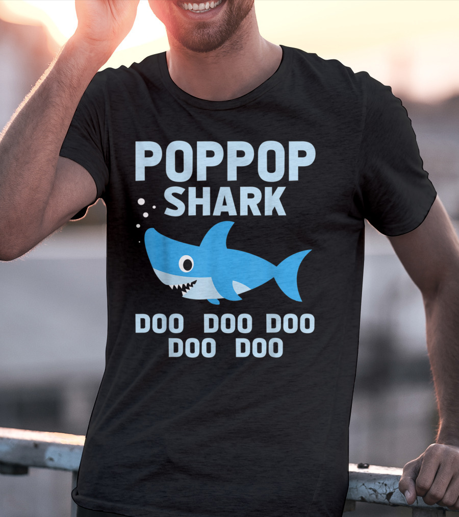 POPGOP SHARK DOO DOO DOO DOO DOO T-Shirt