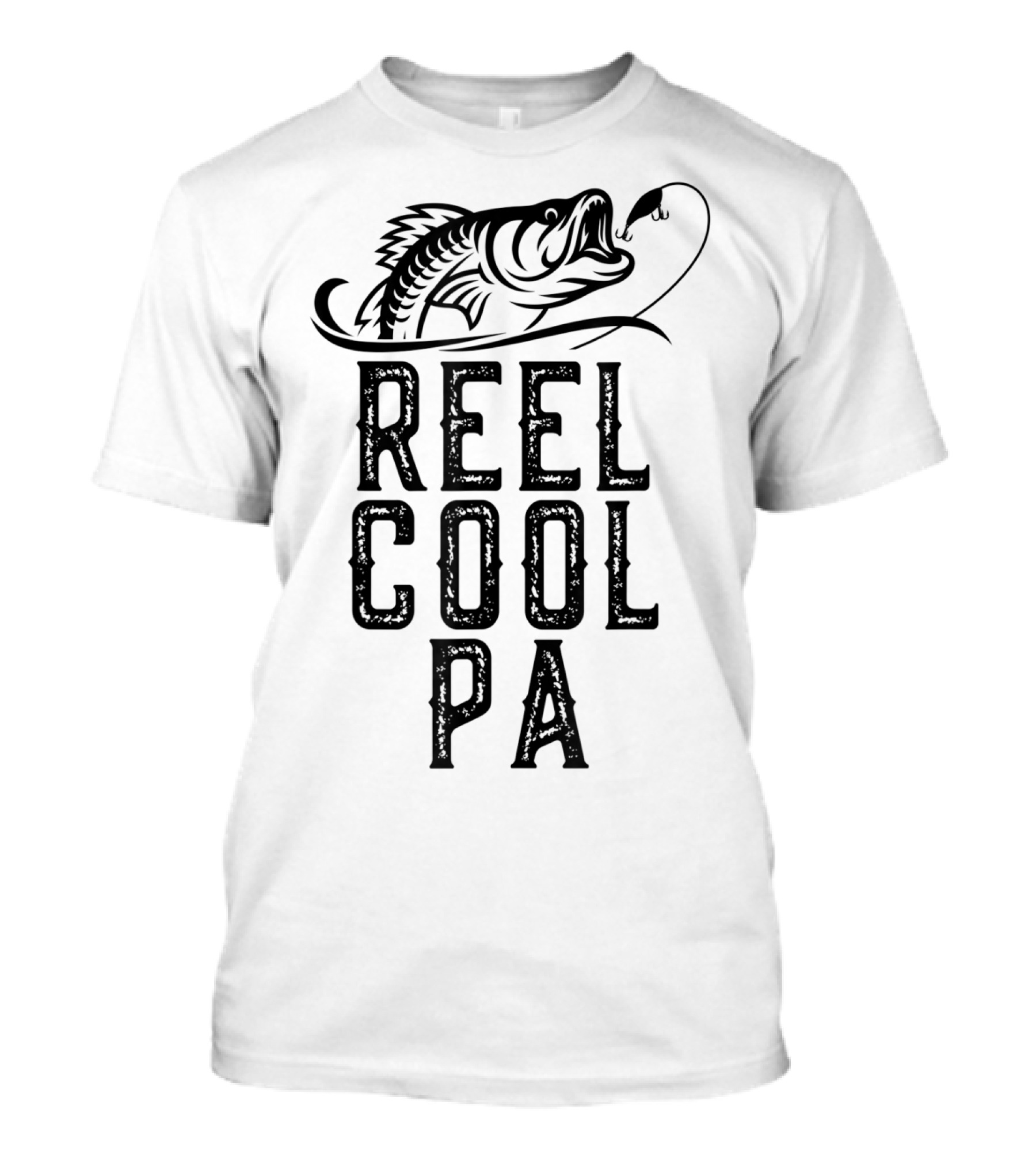 Reel Cool Pa Father's Day Fishing Fan Gift T-Shirt