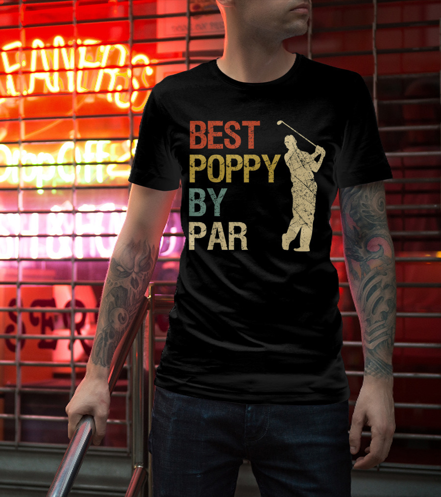BEST POPPY BY PAR RETRO VINTAGE GOLF T-Shirt