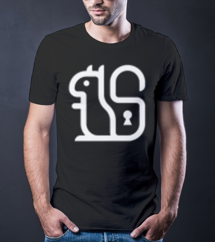 SQRL Secure Quick Reliable Login Simply Secure Lock Keyhole Squirrel T-Shirt