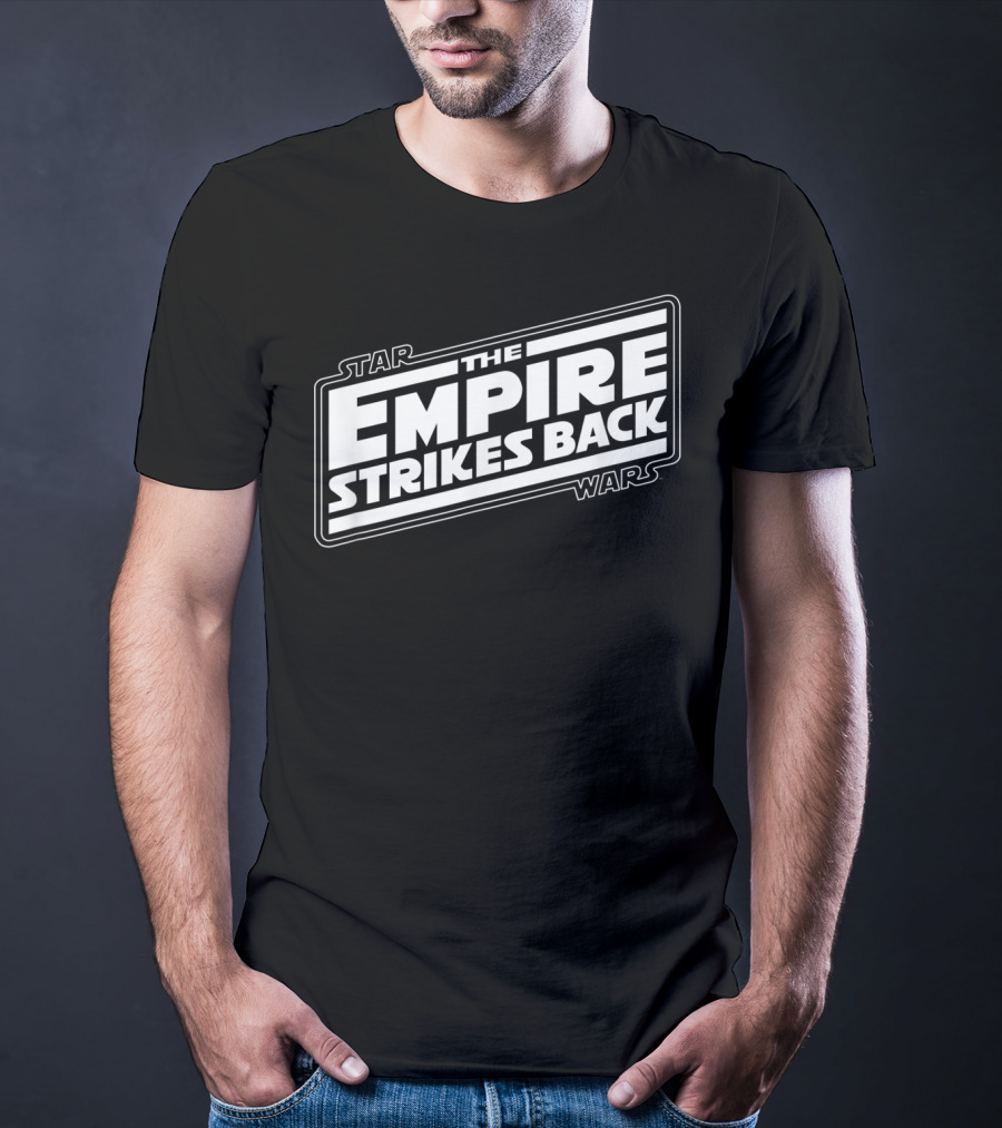 Star Wars The Empire Strikes Back Angled Movie T-Shirt