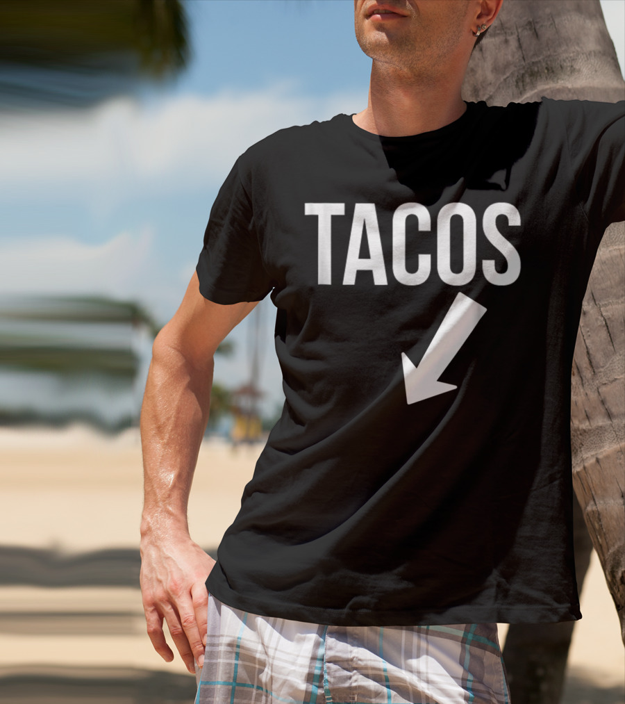 Tacos Arrow Pregnancy Announcement T-Shirt