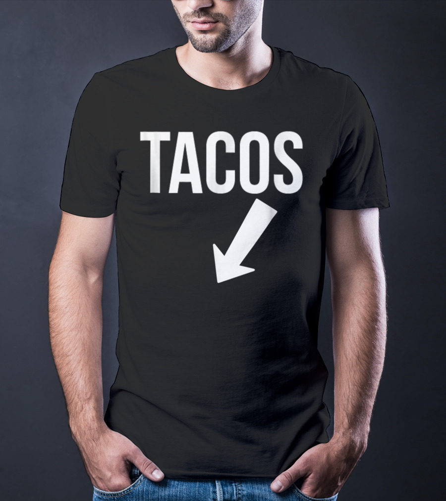 Tacos Arrow Pregnancy Announcement T-Shirt