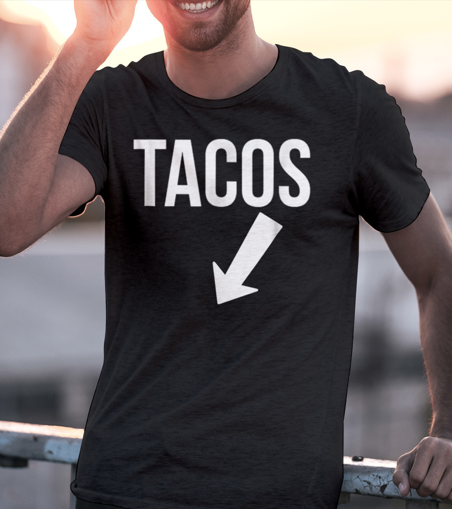 Tacos Arrow Pregnancy Announcement T-Shirt