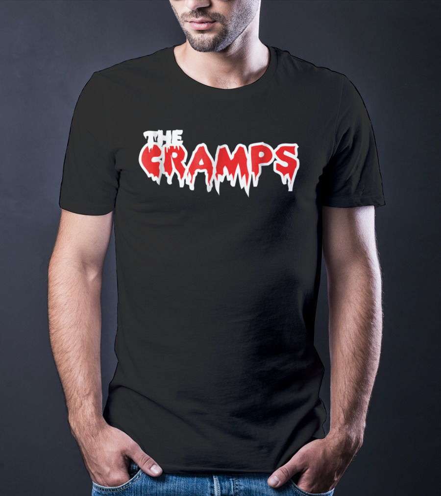 The Cramps Horror Drip Text T-Shirt