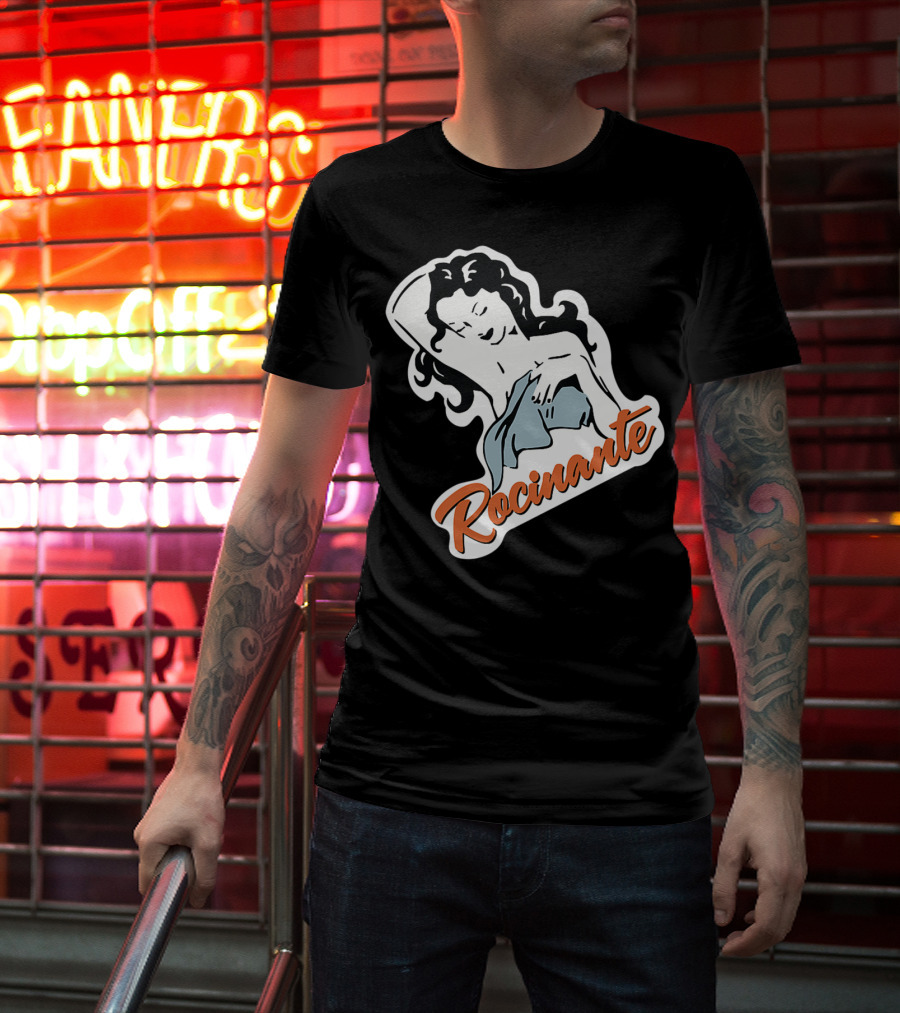 Rocinante Pin-Up Style Logo From The Expanse Series T-Shirt