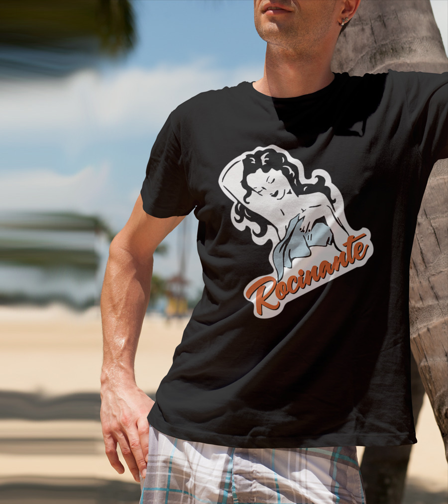 Rocinante Pin-Up Style Logo From The Expanse Series T-Shirt