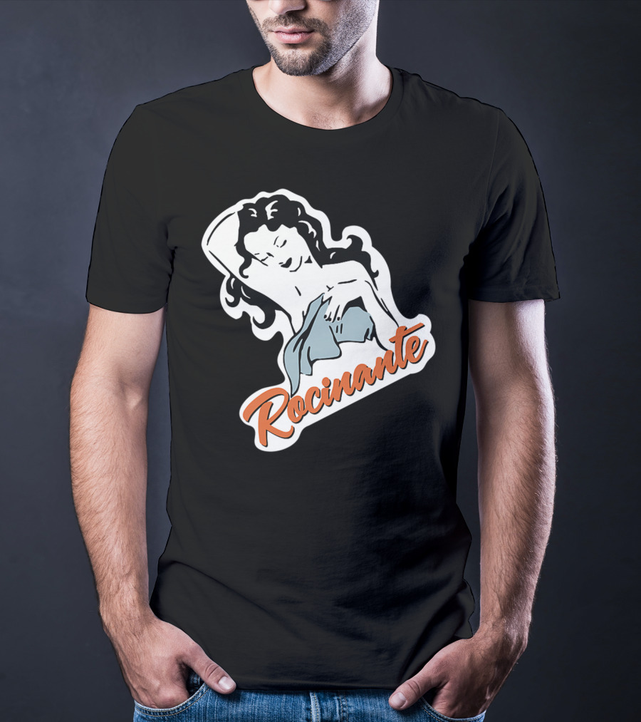 Rocinante Pin-Up Style Logo From The Expanse Series T-Shirt