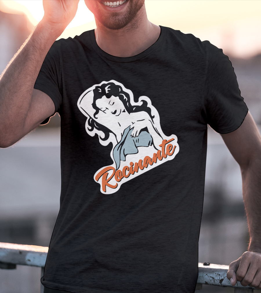 Rocinante Pin-Up Style Logo From The Expanse Series T-Shirt
