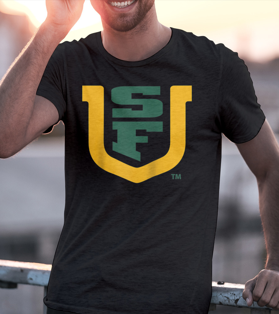 University Of San Francisco Dons NCAA SF Logo PPSNU031 Rag T-Shirt