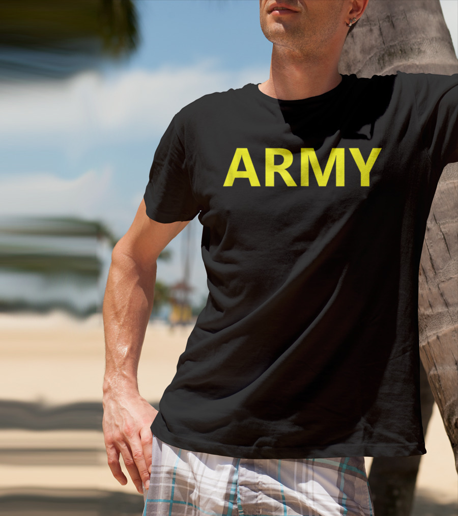 US Army ARMY APFU PT Workout Training Gym Un T-Shirt