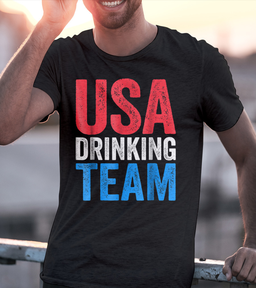 USA Drinking Team Fourth Of July T-Shirt