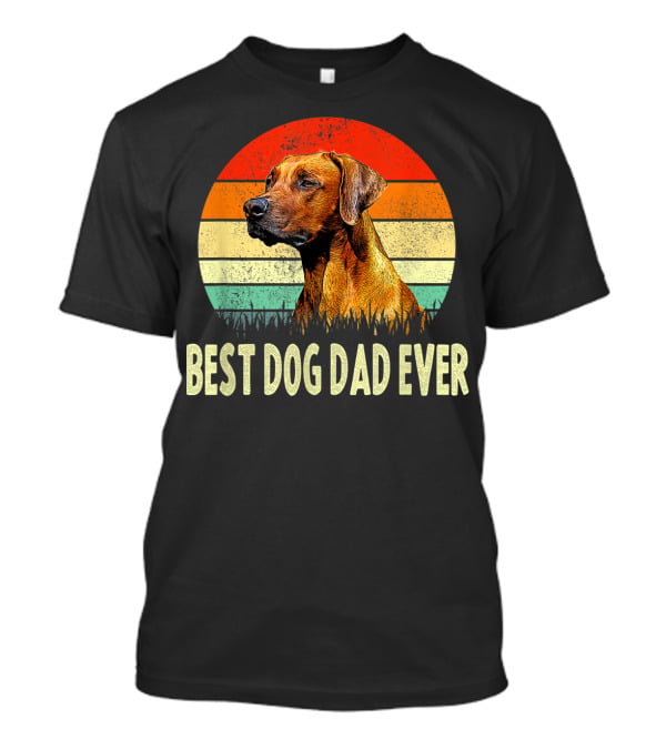 Vintage Best Dog Dad Ever Retro Canine T-Shirt