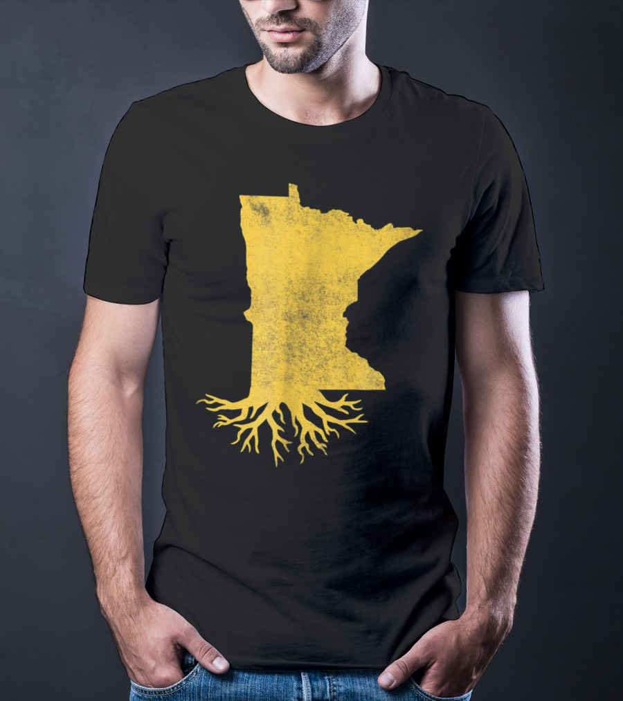 Vintage Minnesota State Roots Home Grown Hometown T-Shirt