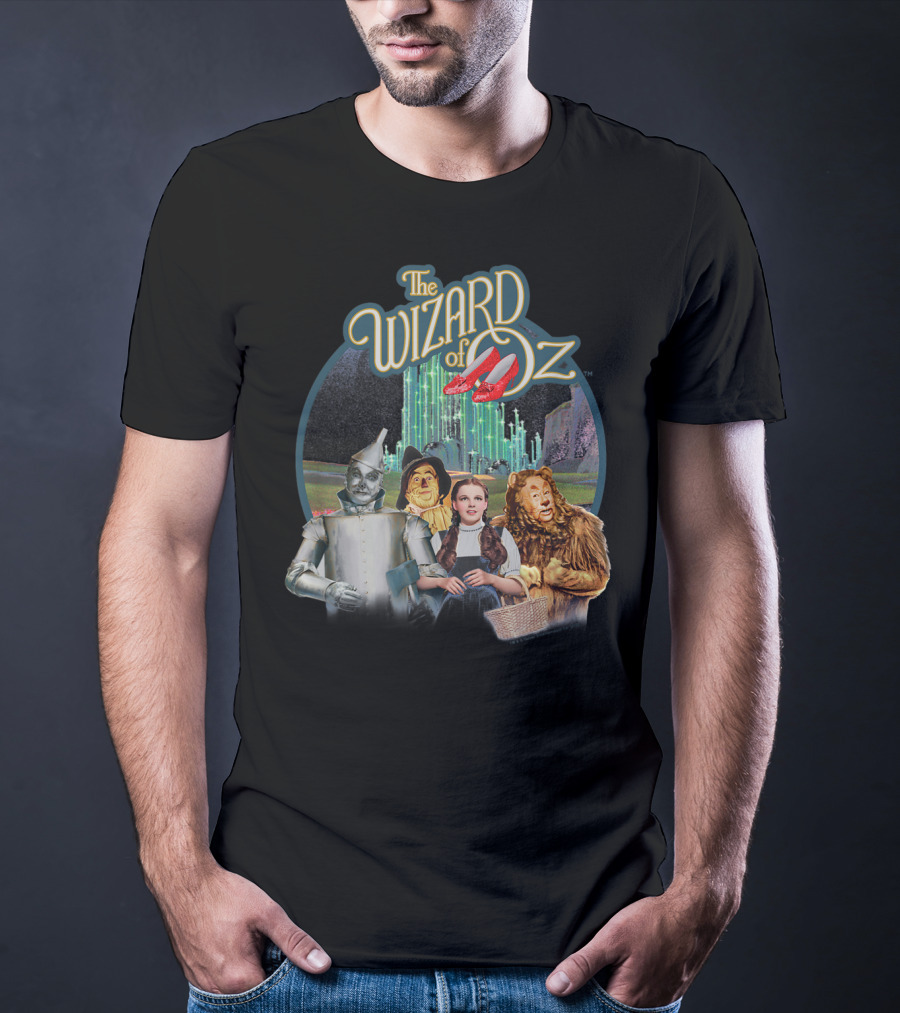 The Wizard Of Oz Dorothy Tin Man Scarecrow Cowardly Lion Emerald City T-Shirt