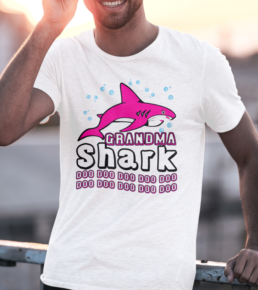 Grandma Shark Doo Doo Doo Doo Doo Doo Doo Doo Doo Doo Doo Doo T-Shirt