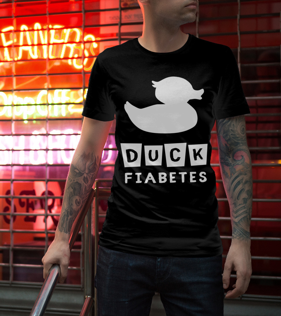 Duck Fiabetes Funny Diabetic Type 1 Diabetes T-Shirt