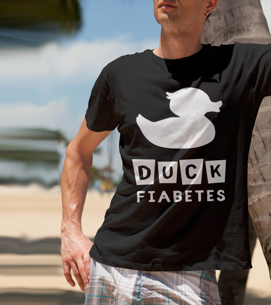 Duck Fiabetes Funny Diabetic Type 1 Diabetes T-Shirt