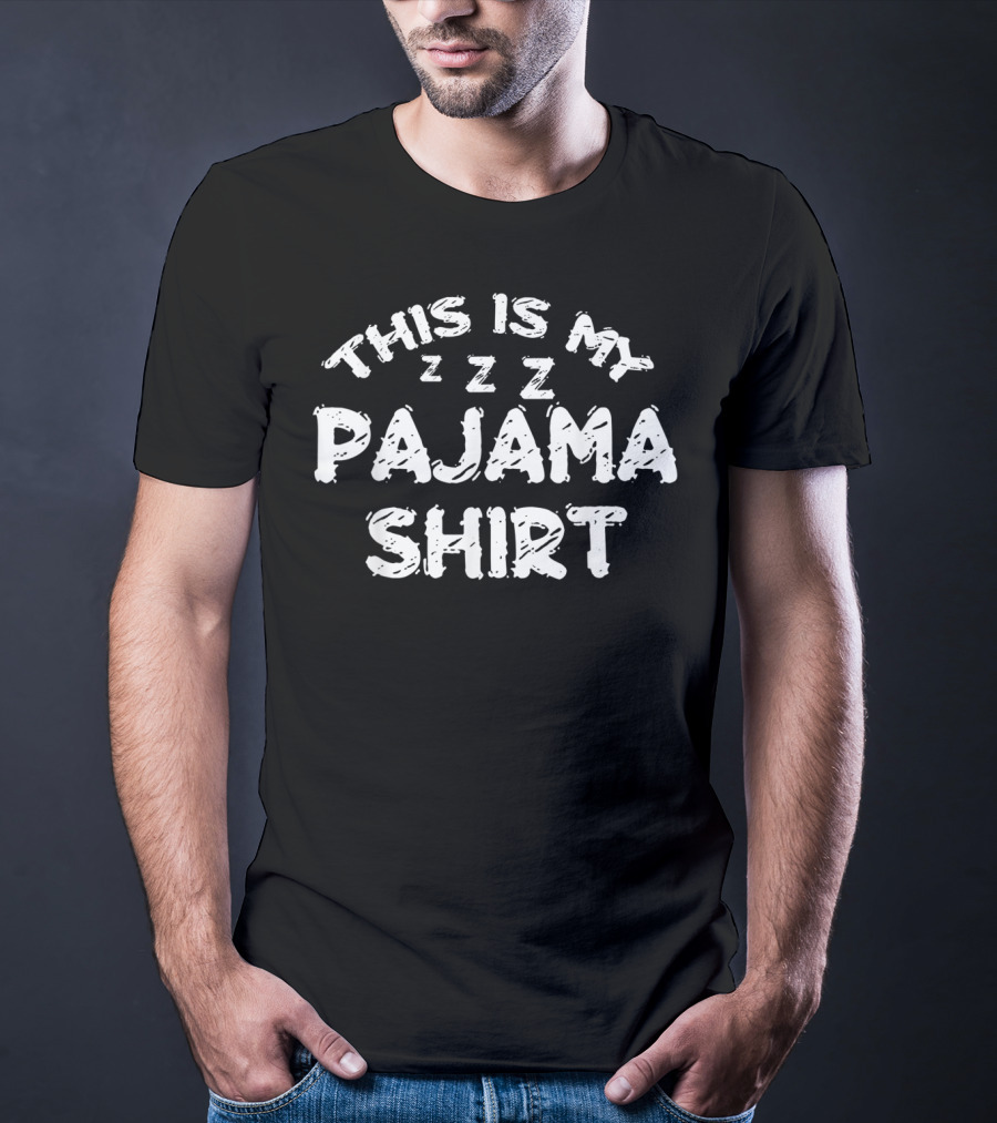 This Is My Pajama Shirt Funny Sleepover ZZZ T-Shirt