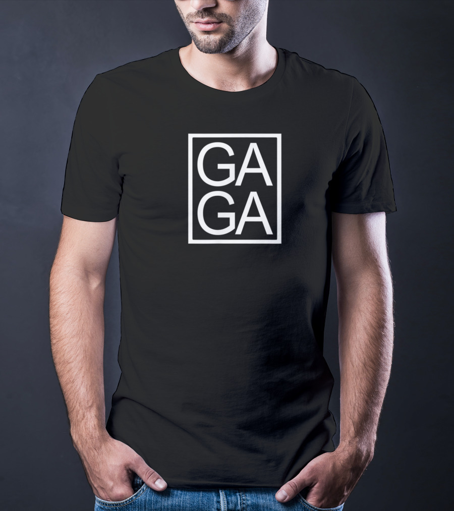 GAGA Novelty Unique Graphic GA GA Box T-Shirt