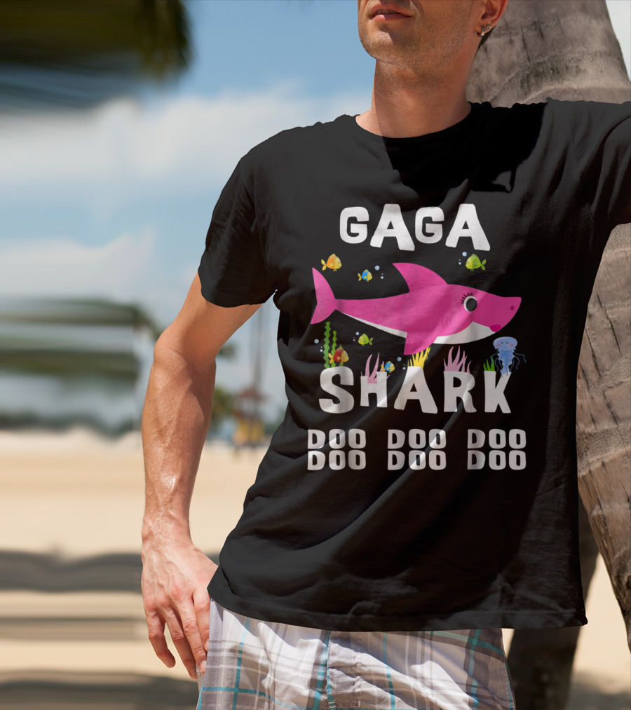 Gaga Shark Doo Doo Doo Mother's Day Chr T-Shirt