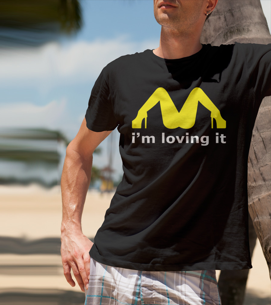 I'm Loving It Yellow High Heels T-Shirt